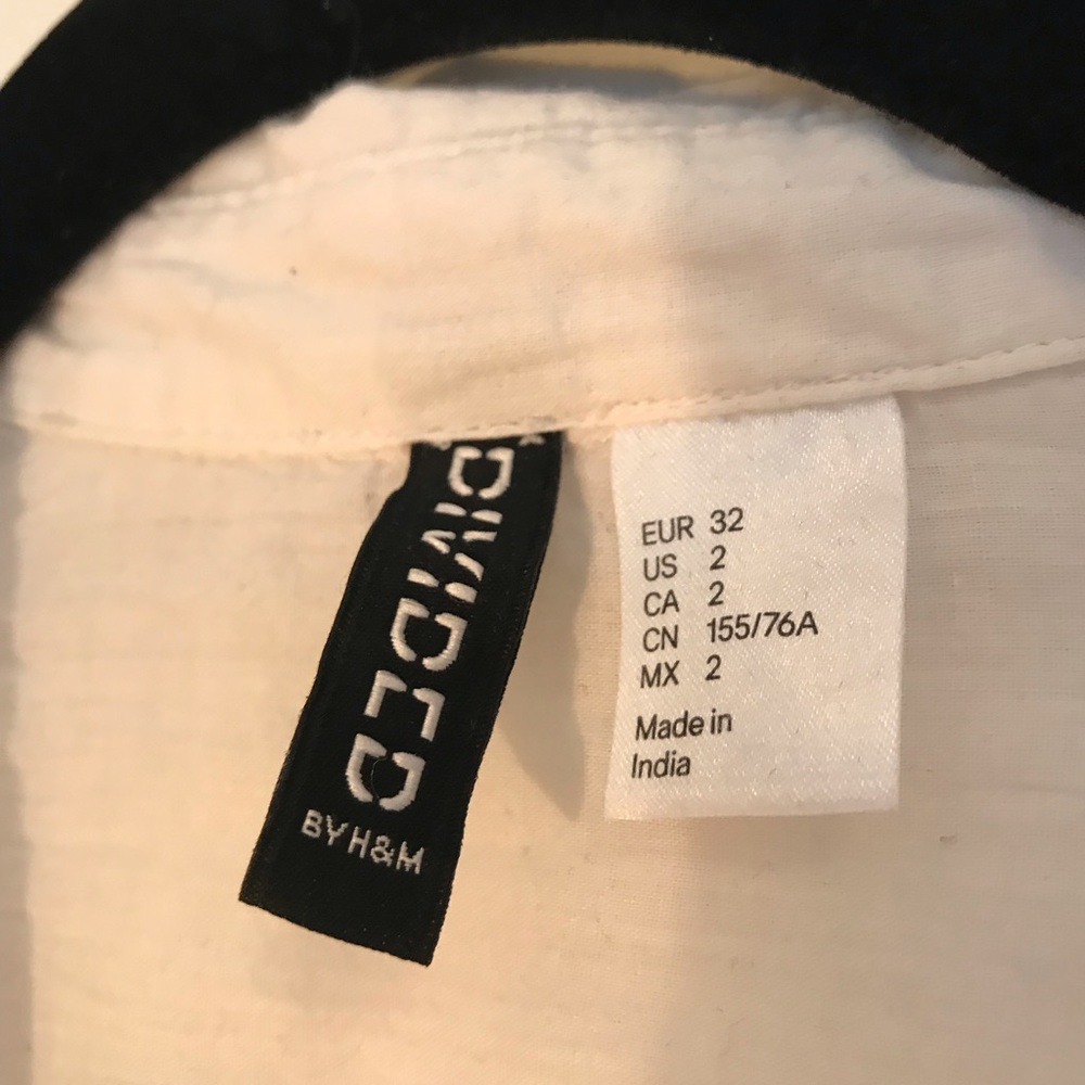Basic White Button Down - Picture 3 of 5